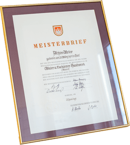 Malerbetrieb Hans Koop Meisterbrief Achim Meier 01